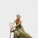 Melissa - Midi plisirana obleka