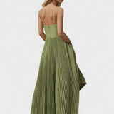 Melissa - Midi plisirana obleka