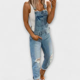 Gisela - Moderne hlače z naramnicami