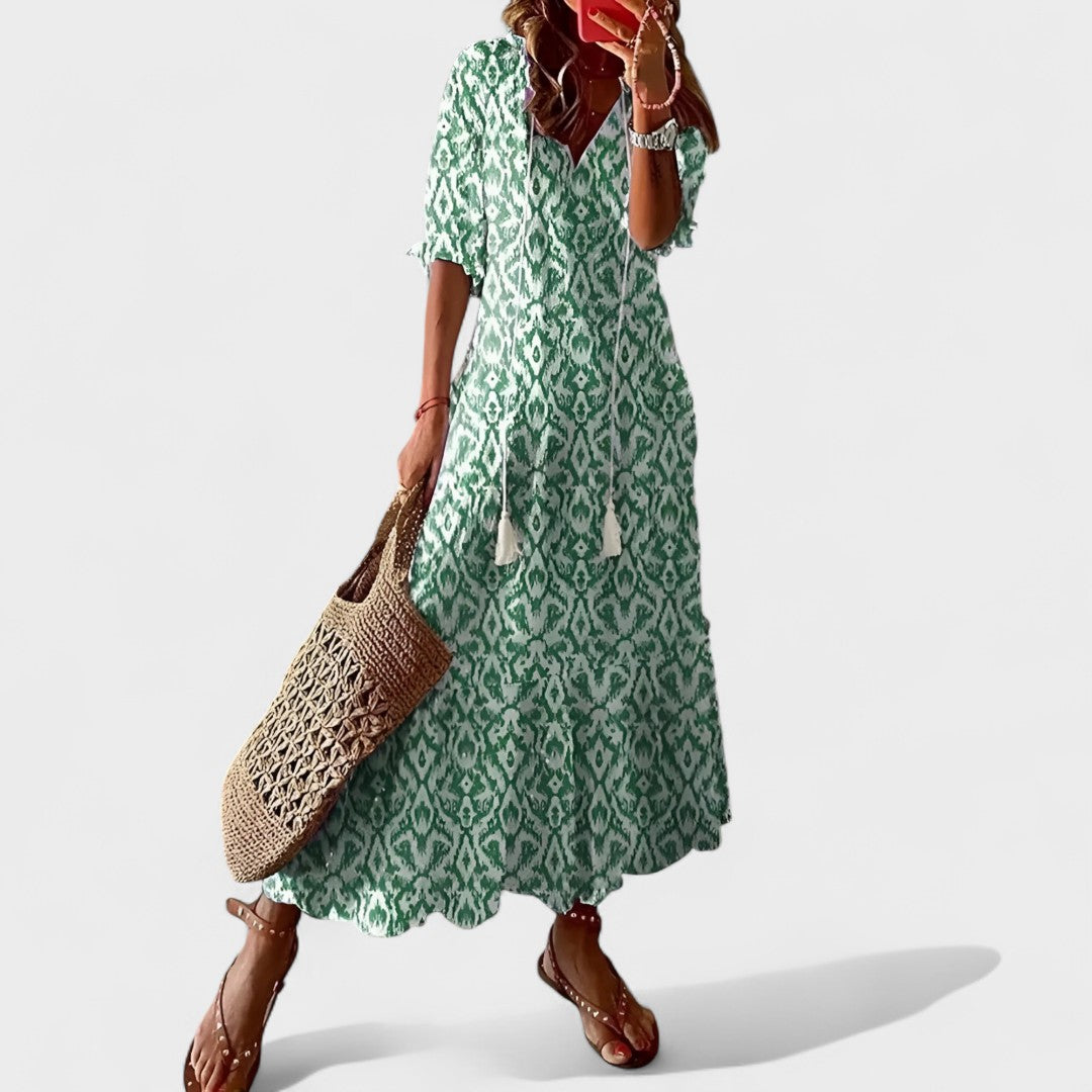 Flôr - Poletna obleka v boho slogu