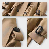 Klasika dolga jakna s pasom