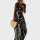 Tatiana - Fluidna obleka z V-izrezom