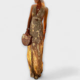 Tatiana - Fluidna obleka z V-izrezom