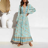 Núria - Dolga Cvetlična Obleka