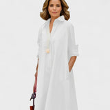 Cárla – Črna obleka z žepi