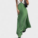 Lara - Dvobarvna Dolga Obleka