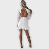 Bianca - Kratka boho obleka