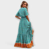 Madalena - Boho maxi obleka