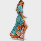 Madalena - Boho maxi obleka