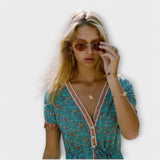 Alexandra - Midi Boho Obleka