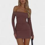 Carolina - Večni Oblek z Odkritimi Rameni