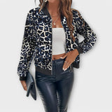 Raquel - Eleganten leopardji plašč