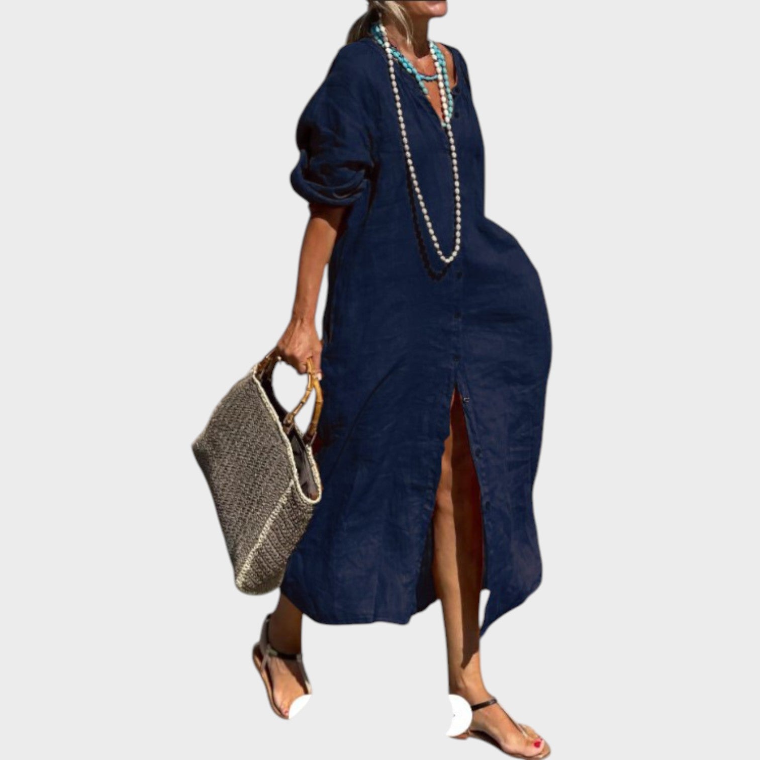 Vera - Obleka iz bombažnega platna