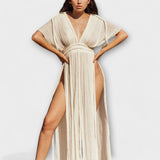 Bruna - Maxi kimono obleka v grškem slogu