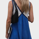 Lara - Dvobarvna Dolga Obleka