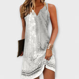 Flávia - Midi srajčna obleka