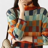 Teresa - Pulover z visokim ovratnikom iz volne