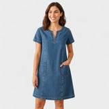 Julia - Oblačilo iz mehkega jeansa