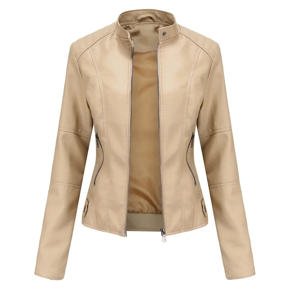 Stylish and elegant leather jacket