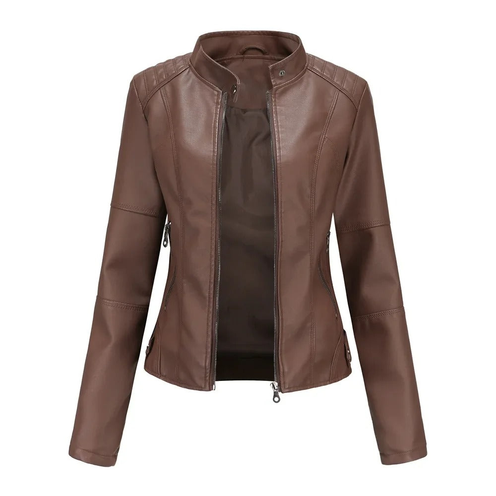 Stylish and elegant leather jacket
