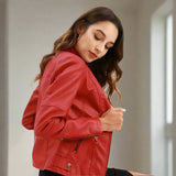 Stylish and elegant leather jacket