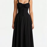 Joana - Obleka z Nizkim Pasom