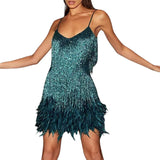 Susana - Kratka obleka z tankimi naramnicami