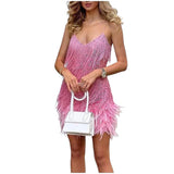 Susana - Kratka obleka z tankimi naramnicami