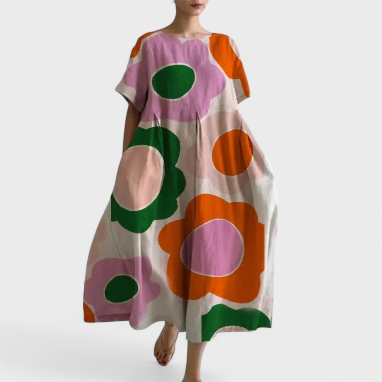 Milena - Cvetna obleka Pomlad