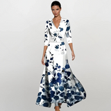 Inês - Elegantna obleka za dame z rokavi